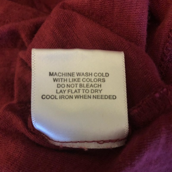 ModCloth Red Long Sleeve Shirt Size M - Picture 7 of 8